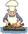Chef Chopping a Carrot