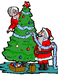 Lighting the Tree with Santa