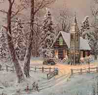 Church in Snow