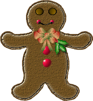 Gingerbread Man by Cybele Designs