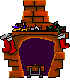 Santa in the Chimney