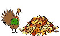 Turkey in Leaves Animated